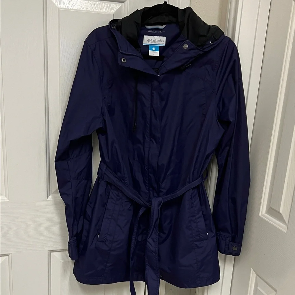 Columbia Women's Deep Blue Utility Jacket or rain jacket - Picture 1 of 4